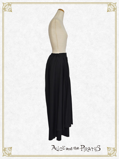 Pleated wide pants