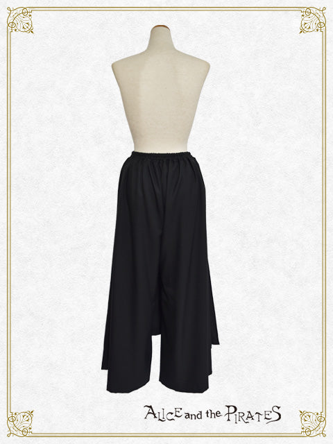 Pleated wide pants