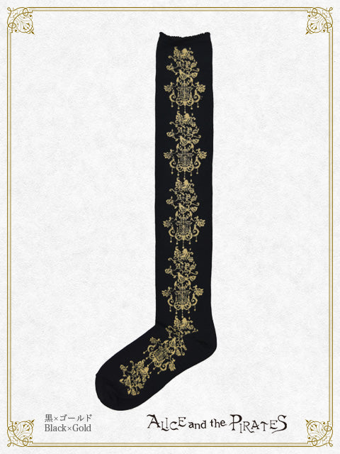 [Pre-order] A/P Classical Chandelier Overknee Socks