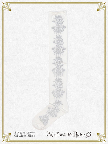 [Pre-order] A/P Classical Chandelier Overknee Socks