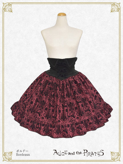 Chandelier-flocky Skirt