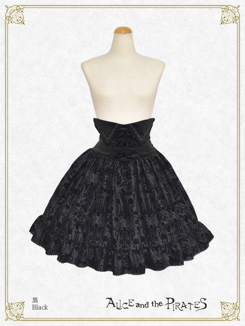 Chandelier-flocky Skirt