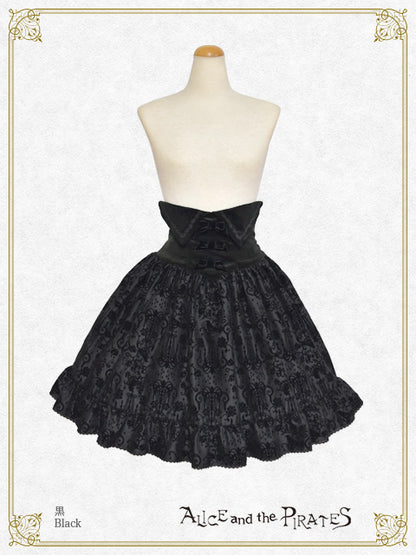 Chandelier-flocky Skirt