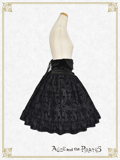 Chandelier-flocky Skirt