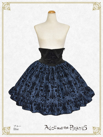 Chandelier-flocky Skirt