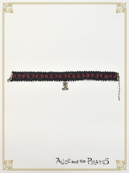 雨上がりの白昼夢レースチョーカー