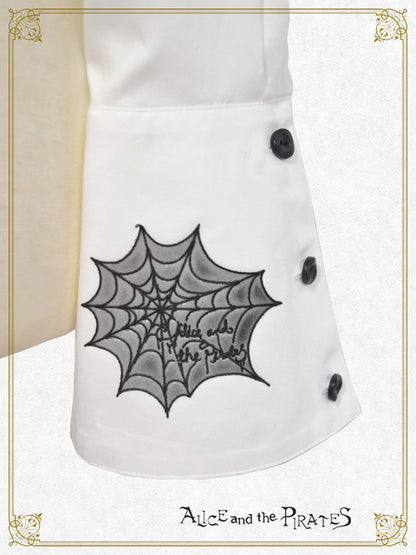 蜘蛛の巣ブラウス