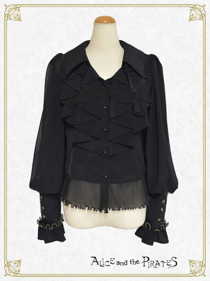 海神ポセイドンフリルブラウス