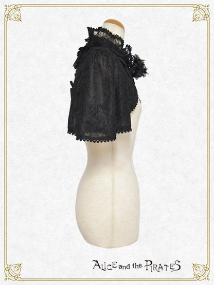 Dark racy Floraフリルボレロ