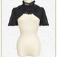 [Pre-order] Dark racy Flora frill bolero