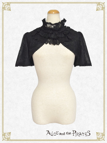 Dark racy Floraフリルボレロ