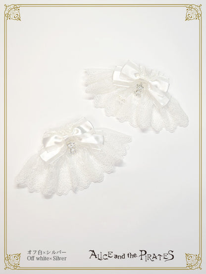 A/P lily tulle lace cuffs