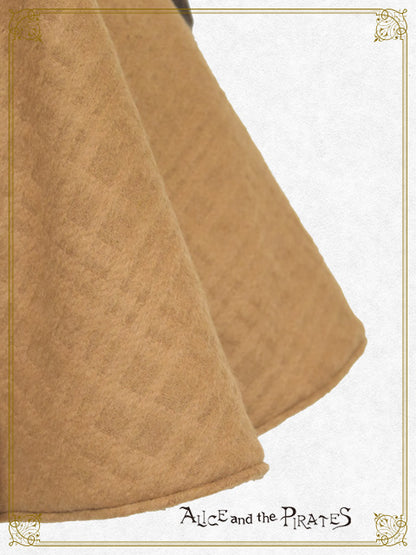 シャドーチェックシャギーロングコート