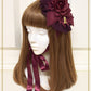 [Pre-order] Gathered chiffon round head dress