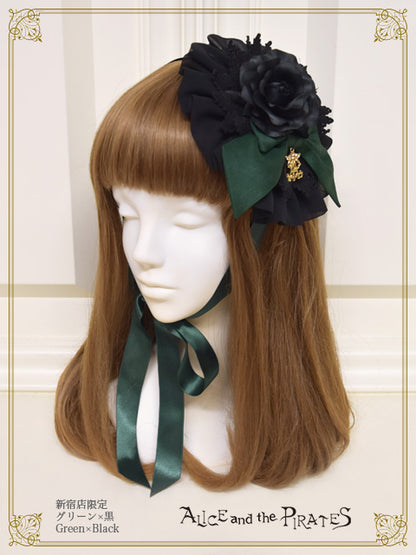 Gathered chiffon round head dress