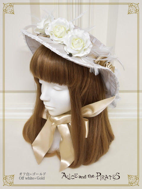 【予約】薔薇の淑女キャノティエハット