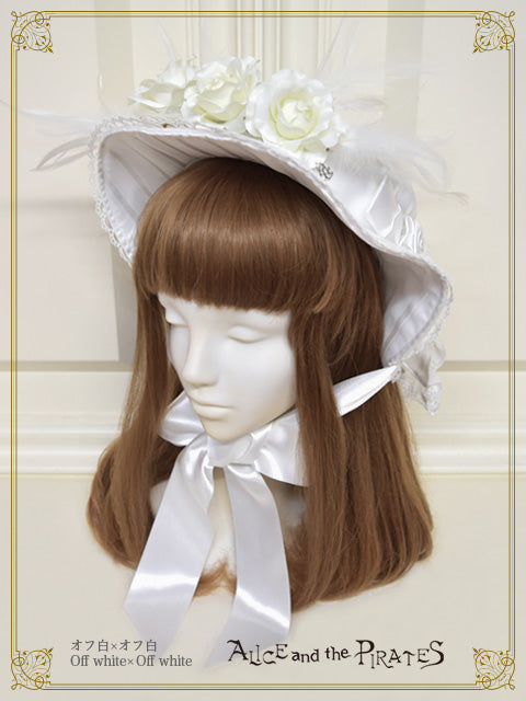 [Pre-order] Lady of Rose Canotier Hat