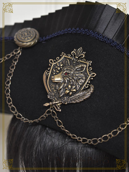 Wolf Knight and the Legendary Sword Napoleon Hat