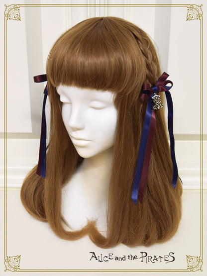 ダブルサテンリボンクリップ