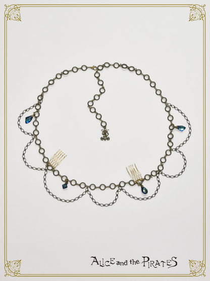 God of The Sea Poseidon Chain Hair Accessory