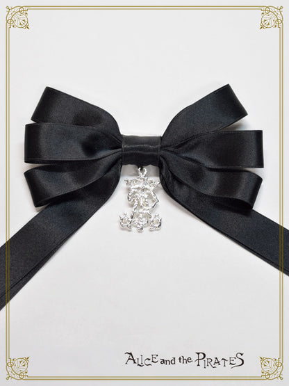 Satin ribbon multiple ribbon clip