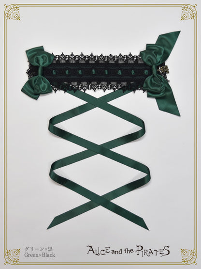 サテンリボンのアミィヘッドドレス