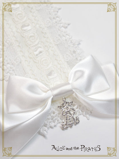 サテンリボンのアミィヘッドドレス