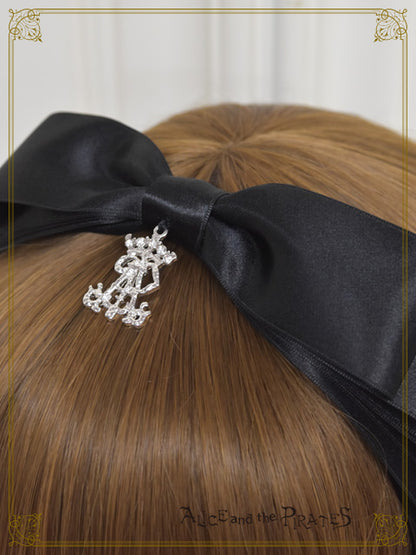 Satin ribbon Center Ribbon Head Bow