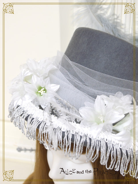 [Made-to-order item] Portrait of Lady Victoria silk hat