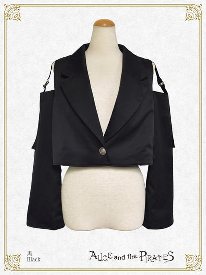 Spooky Spiderweb printed short jacket