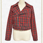 Blaine Claw tartan check jacket