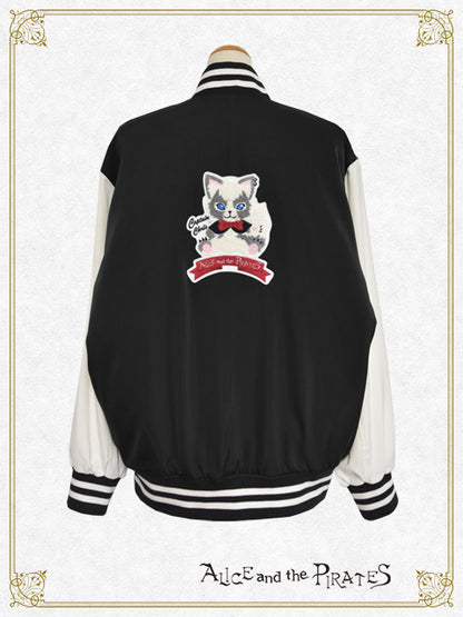 Captain Chrisアップリケ付きスタジアムジャンパー