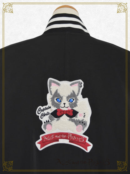 Captain Chrisアップリケ付きスタジアムジャンパー