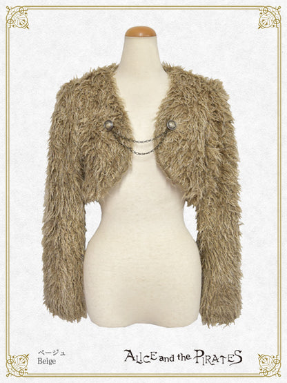 Beast night Halloween fur short jacket