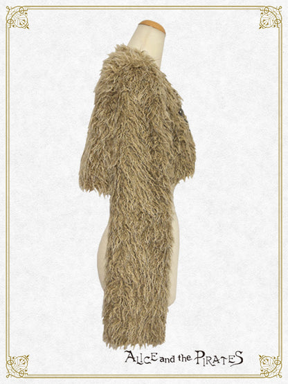 Beast night Halloween fur short jacket