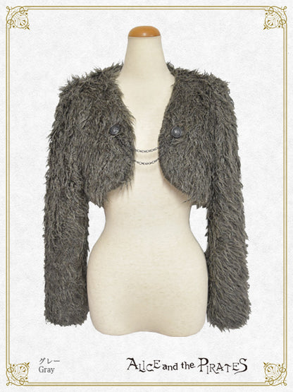 Beast night Halloween fur short jacket