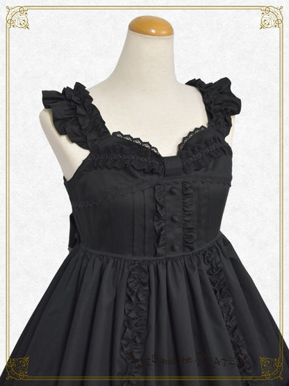 Dolly Ribbon Frillジャンパースカート