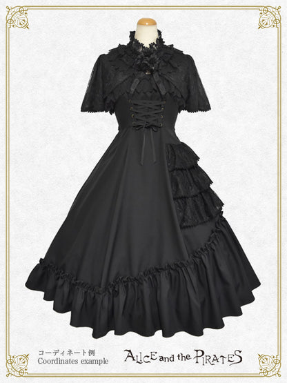 Dark racy Floraジャンパースカート