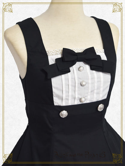 Captain Chrisアップリケ付きジャンパースカート