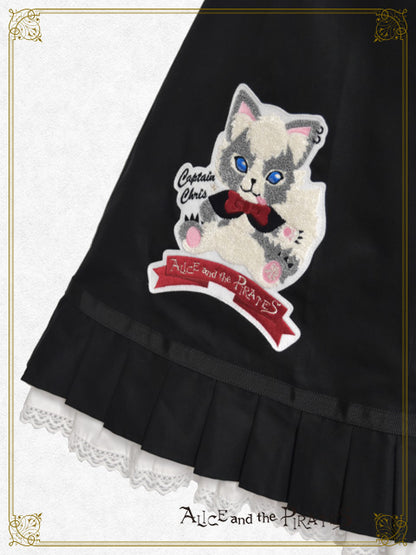 Captain Chrisアップリケ付きジャンパースカート