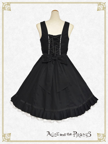 Captain Chrisアップリケ付きジャンパースカート