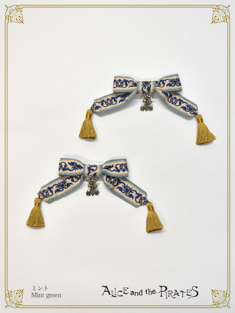 [Pre-order] Persian rug～medallion design that weaves wishes～Ribbon clip