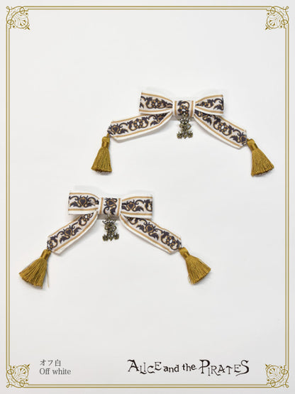 [Pre-order] Persian rug～medallion design that weaves wishes～Ribbon clip