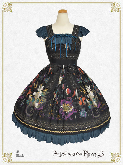 Poseidon Chris柄ジャンパースカート