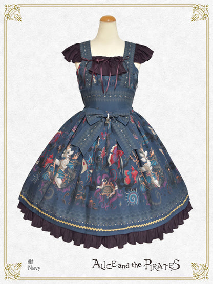 Poseidon Chris柄ジャンパースカート