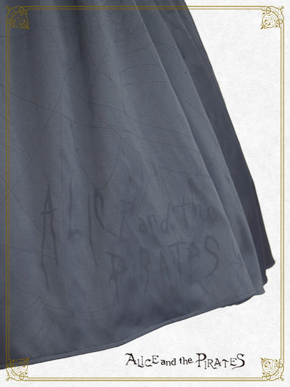 蜘蛛の巣おばけプリントワンピース