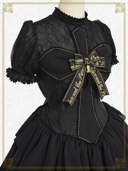 A/P Cross Ribbon One Piece Dress II