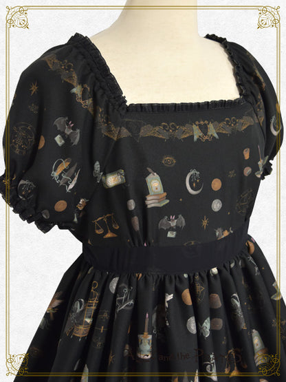 魔女と悪魔の西洋菓子店～ソロモンの小さな鍵と秘密のレシピ～柄ワンピース