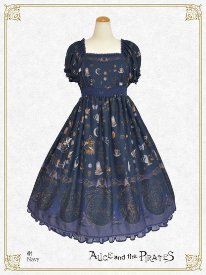 魔女と悪魔の西洋菓子店～ソロモンの小さな鍵と秘密のレシピ～柄ワンピース