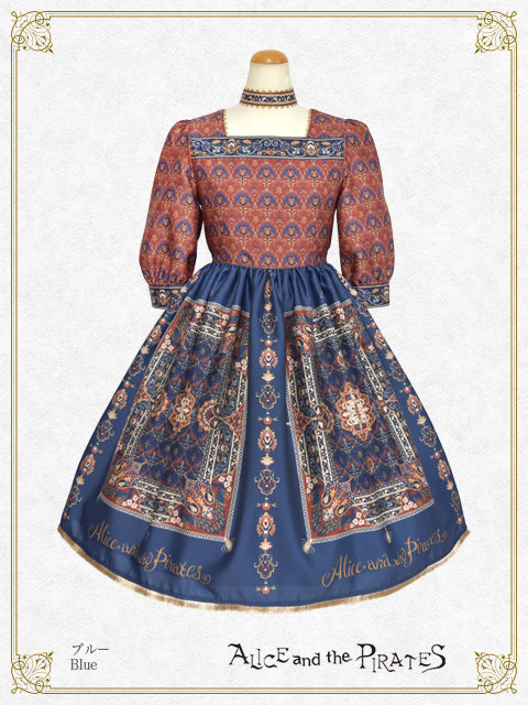 [Pre-order] Persian rug～medallion design that weaves wishes～one piece dress